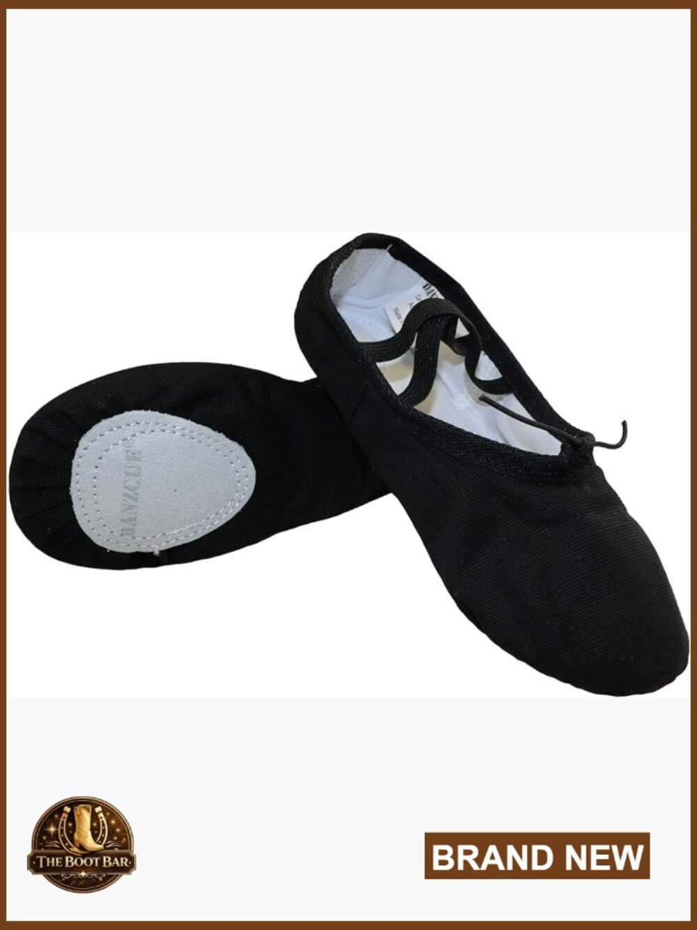 Split-Sole Canvas Ballet Shoes with Suede Sole - Lightweight Dance Slippers